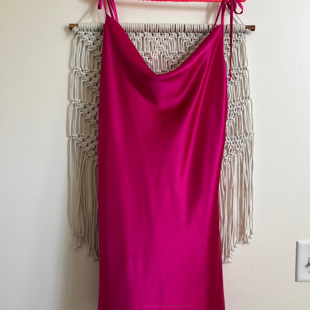 Cowl Neck Formal Dress